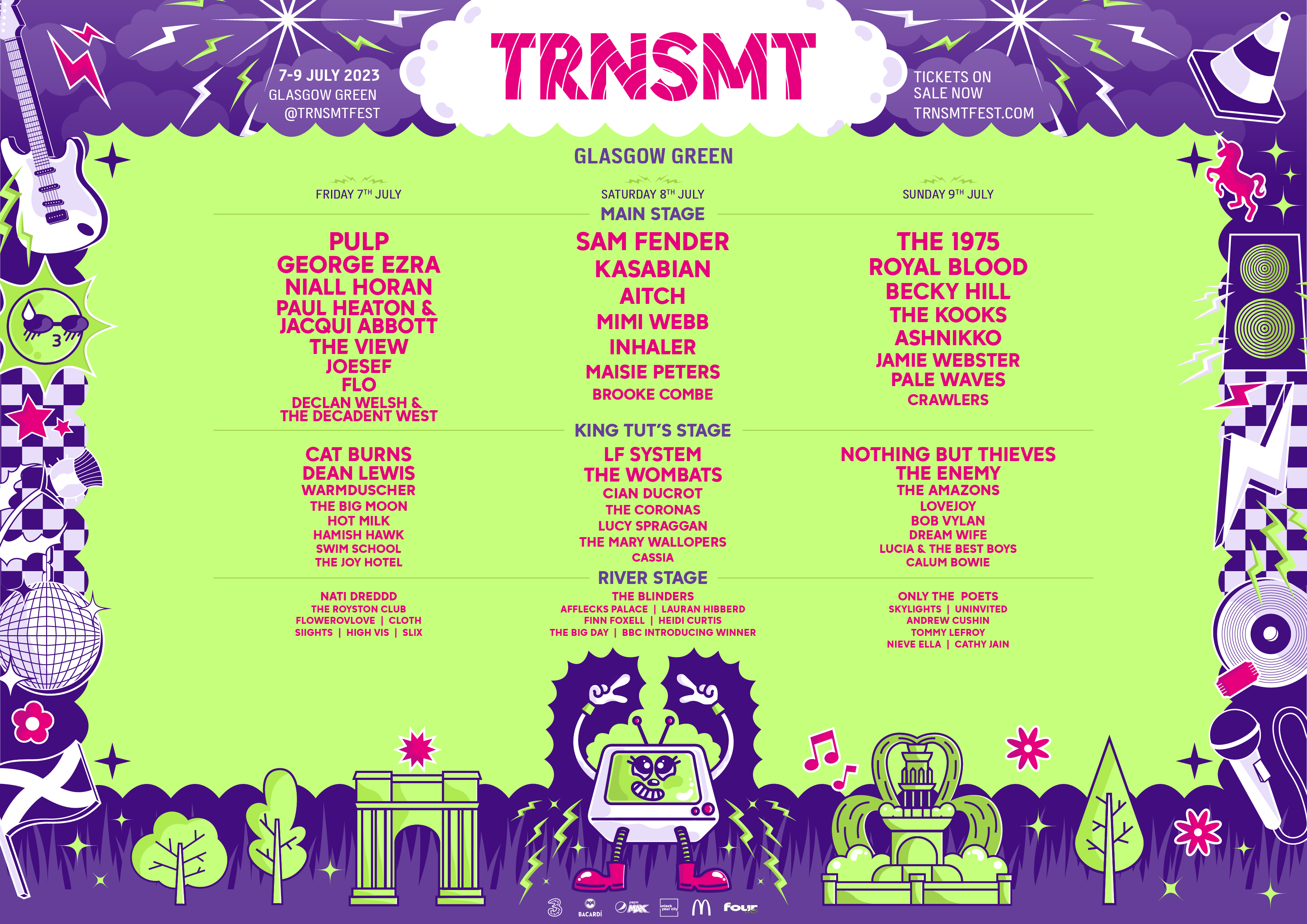 50 acts added to TRNSMT Festival 2023 Lineup RESOUND Online